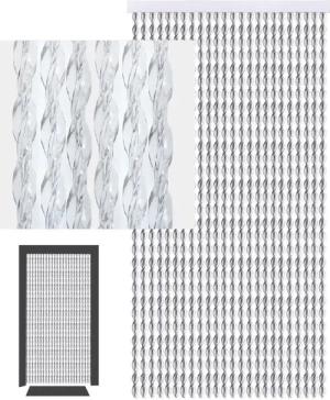 Defactoshop Insektenschutz-Vorhang Türvorhang Fadenvorhang PVC Vorhang