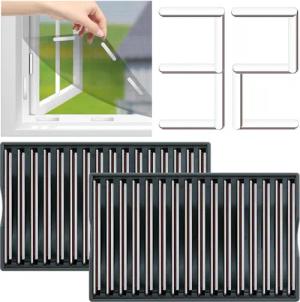 EXTSUD Insektenschutz-Vorhang stanzfreie Universalmagnete für Fenster,