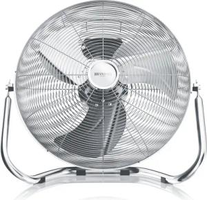 Brandson Windmaschine Chrom Bodenventilator im Retro