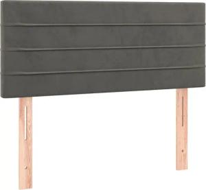 vidaXL Kopfteil Kopfteil Dunkelgrau 80x5x78/88 cm