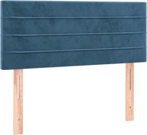 vidaXL Kopfteil Kopfteil Dunkelblau 80x5x78/88 cm