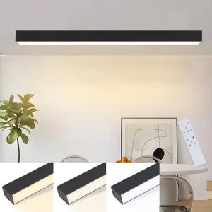 Nettlife Deckenleuchten Schwarz Dimmbar Modern 107/53/80CM