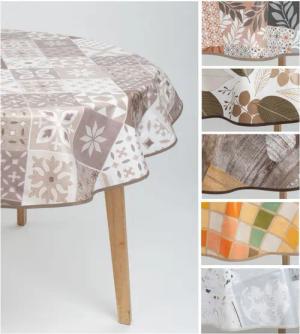 laro Tischdecke laro 140cm runde Wachstuchtischdecke