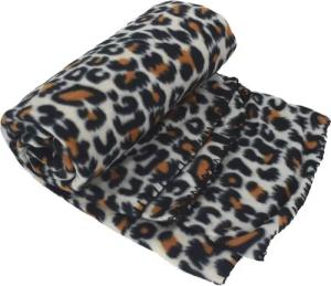 Wohndecke Kuscheldecke Tagesdecke Fleecedecken Wildkatzendesign 130x170cm