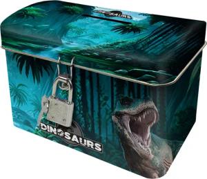 DERFORM Spardose Dinosaurier Spardose Metallspardose Dino