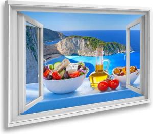 islandburner Leinwandbild Fensterblick Berühmter Navagio Strand
