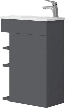 Vicco Badmöbel-Set Amadeo, Anthrazit, 2 Teile,