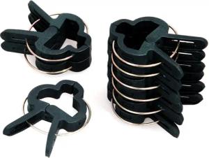 ECENCE Gartenpflege-Set 60x Pflanzenclips klein Pflanzenklammern