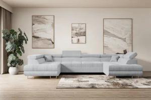 ALTDECOR Wohnlandschaft GUSA-U, Couch mit Schlaffunktion,