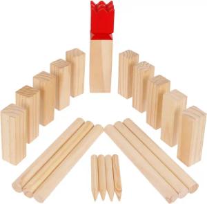 FunTomia Outdoor-Spielzeug 30cm König Kubb Spiel