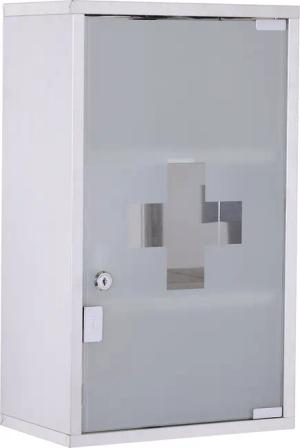 HOMCOM Medizinschrank Medizinschrank mit 3 Fächer