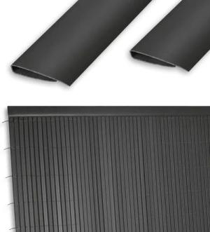 Ribelli Balkonsichtschutz PVC Abschlussleiste, 100 cm,
