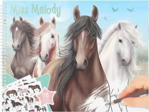 Depesche Malvorlage Miss Melody Pferde Malbuch