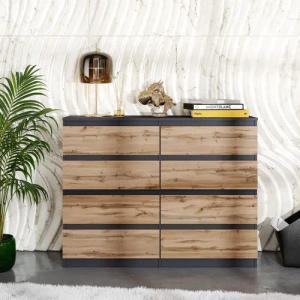 Furnica Kommode Sideboard mit 8 Schubladen