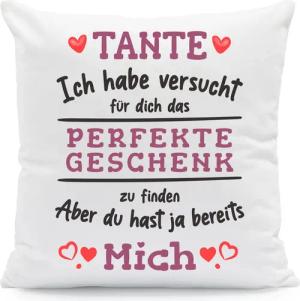 GRAVURZEILE Zierkissen mit Spruch - Das