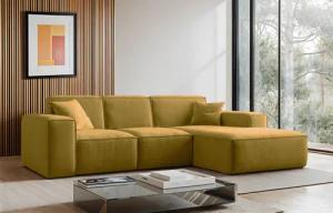 Kaiser Möbel Ecksofa Eckcouch SIENA L-Form,