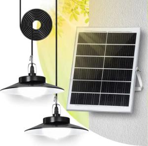 Jibenhome LED Solarleuchte Solar Pendelleuchten Außen