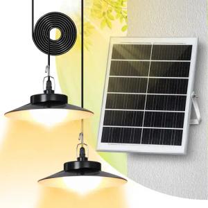 Jibenhome LED Solarleuchte Solar Pendelleuchten Außen