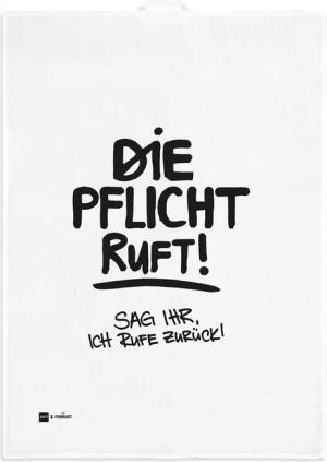 PPD Geschirrtuch Geschirrtuch mit Spruch -
