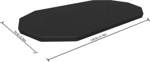 BESTWAY Pool-Abdeckplane Bestway Flowclear Abdeckplane PVC