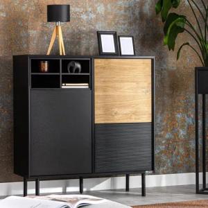 KONSIMO® Hochkommode LOFTY Sideboard, Türkommode, ohne