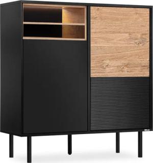 KONSIMO® Hochkommode LOFTY Sideboard, Türkommode, ohne