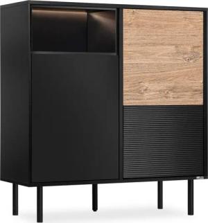 KONSIMO® Hochkommode LOFTY Sideboard, Türkommode, ohne