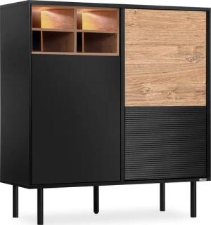 KONSIMO® Hochkommode LOFTY Sideboard, Türkommode, ohne