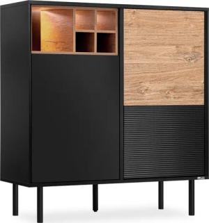 KONSIMO® Hochkommode LOFTY Sideboard, Türkommode, ohne