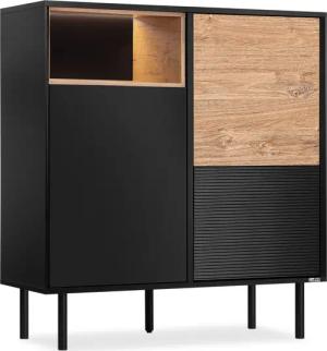 KONSIMO® Hochkommode LOFTY Sideboard, Türkommode, ohne