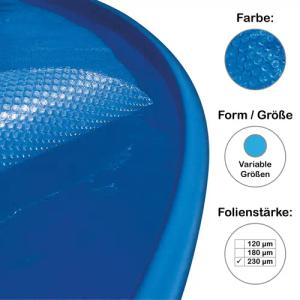 SUMMER FUN Pool-Abdeckplane Extra-Solar-Abdeckung rund für