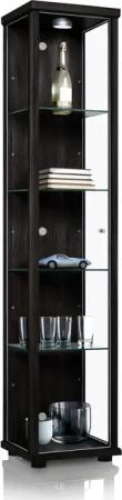 K-Möbel Glasvitrine C1014 (Glasvitrine (176x37x33 cm)