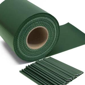 M MERCEO Sichtschutzelement, 50m Zaun Sichtschutz-Streifen/PVC