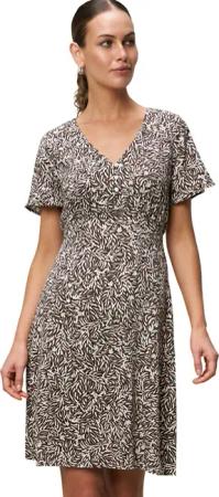 Zero Sommerkleid zero Sommerkleid Allover-Muster Knopfleiste