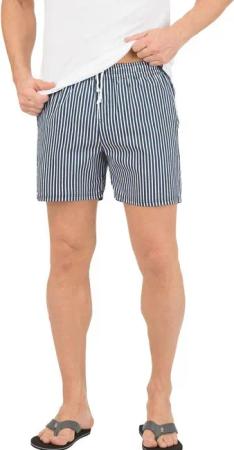 Trigema Shorts TRIGEMA Bade-/Freizeitshorts mit Druckmotiv