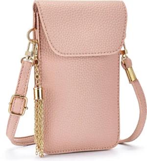 LASCANA Umhängetasche Handytasche, mit Sichtfenster, Minibag,