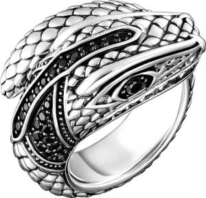 THOMAS SABO Fingerring Ring in Schlangen-Optik