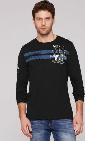 CAMP DAVID Rundhalsshirt aus Baumwolle