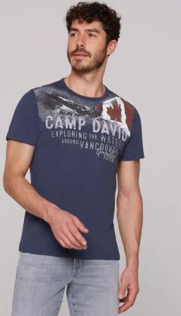 CAMP DAVID Rundhalsshirt aus Baumwolle