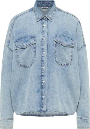 MUSTANG Langarmbluse Damen Style Ruby Pockets
