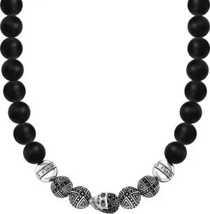 THOMAS SABO Kette ohne Anhänger Obsidian