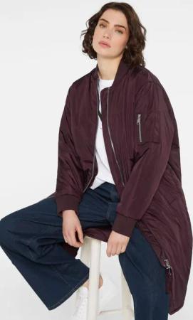 SENSES.THE LABEL Langjacke mit Two-Way-Zipper