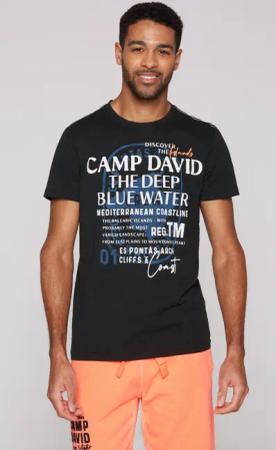 CAMP DAVID Rundhalsshirt aus Baumwolle