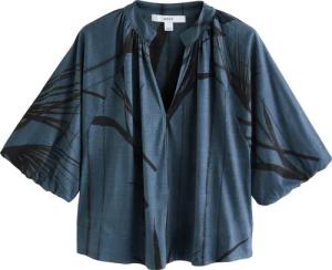 Next Hemdbluse Bluse mit V-Ausschnitt und