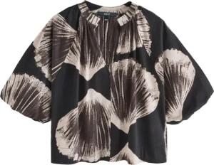 Next Hemdbluse Bluse mit V-Ausschnitt und