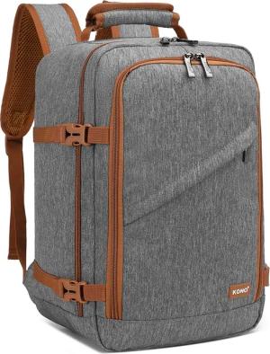 KONO Rucksack Handgepäck-Rucksack mit vielen Fächern