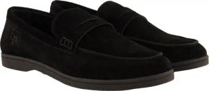Ulla Popken Leder-Loafer Blockabsatz Weite H