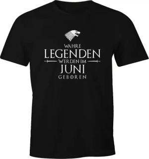 MoonWorks Print-Shirt Herren T-Shirt Wahre Legenden