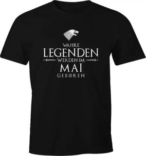 MoonWorks Print-Shirt Herren T-Shirt Wahre Legenden