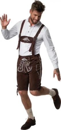 dressforfun Trachtenlederhose Lederhose Vogelsang